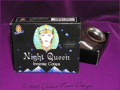 Box of Kamini Aromatics INCENSE CONES - NIGHT QUEEN Box of Kamini Aromatics INCENSE CONES - NIGHT QUEEN