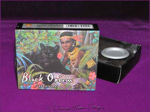 Box of Kamini Aromatics INCENSE CONES - BLACK OPIUM Box of Kamini Aromatics INCENSE CONES - BLACK OPIUM