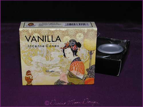 Box of Kamini Aromatics INCENSE CONES - VANILLA Box of Kamini Aromatics INCENSE CONES - VANILLA