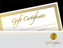 Gift Certificate $75 Gift Certificate $75