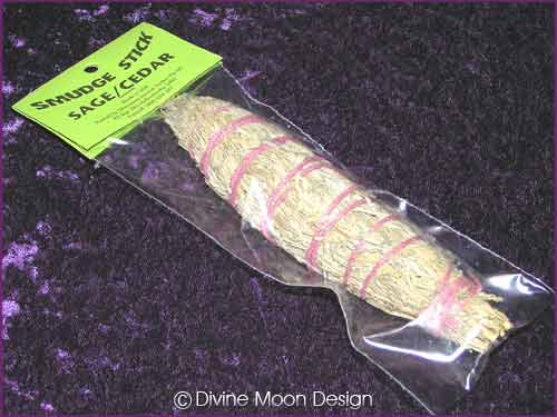 Smudge Stick - Med SAGE CEDAR Smudge Stick - Med SAGE CEDAR
