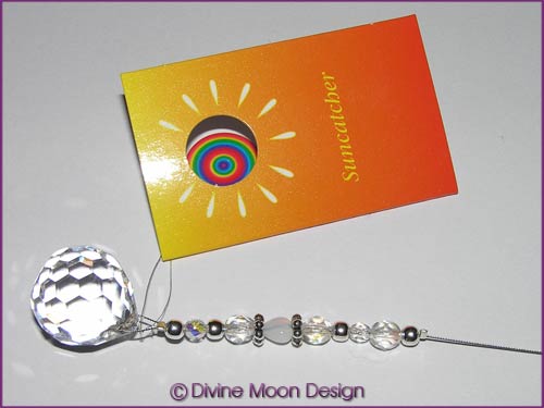 SUN CATCHER Austrian Crystal - Faceted Ball (A) white Beads SUN CATCHER Austrian Crystal - Faceted Ball (A) white Beads