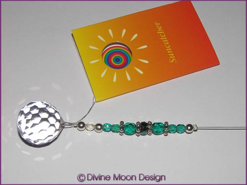 SUN CATCHER Austrian Crystal - Faceted Ball (D) Teal SUN CATCHER Austrian Crystal - Faceted Ball (D) Teal