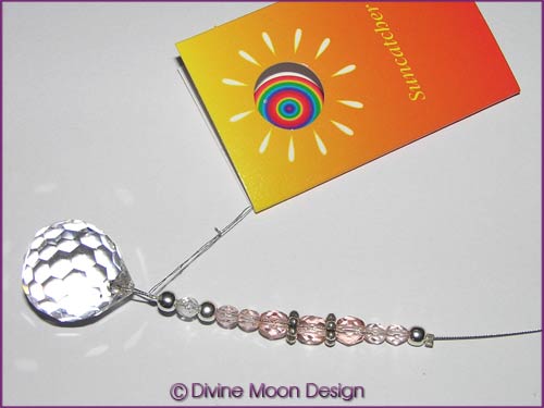 SUN CATCHER Austrian Crystal - Faceted Ball (E) Light Pink SUN CATCHER Austrian Crystal - Faceted Ball (E) Light Pink