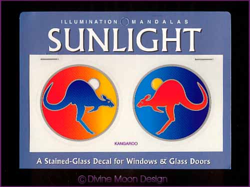 SUNLIGHT Glass Decal / Sticker for Windows - KANGAROO SUNLIGHT Glass Decal / Sticker for Windows - KANGAROO